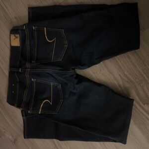 American Eagle 00 Dark Wash Jeggings Jeans